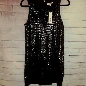 NWT BB Dakota Black Sequins Dress Size XS